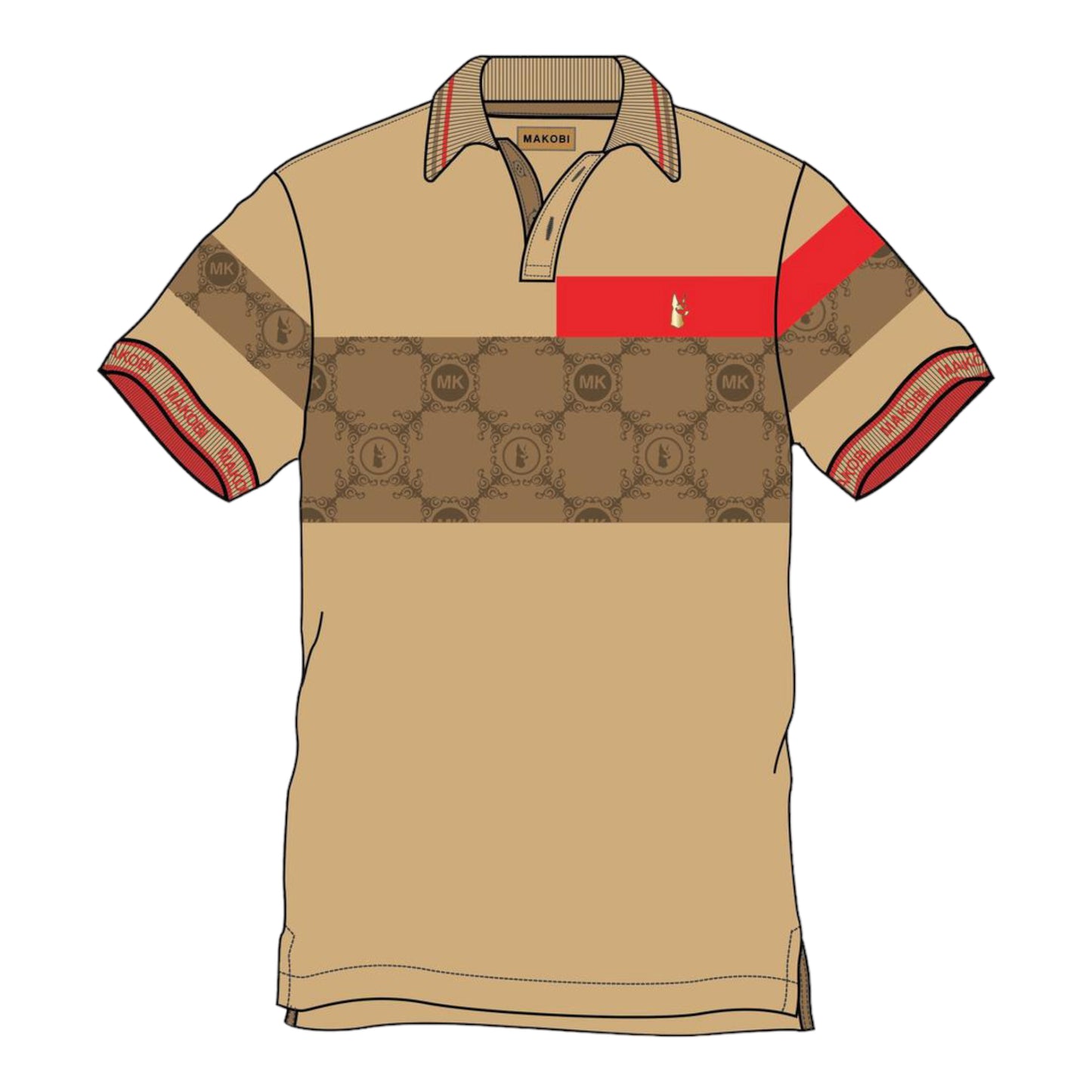 MAKOBI: Caspar Polo Shirt M368