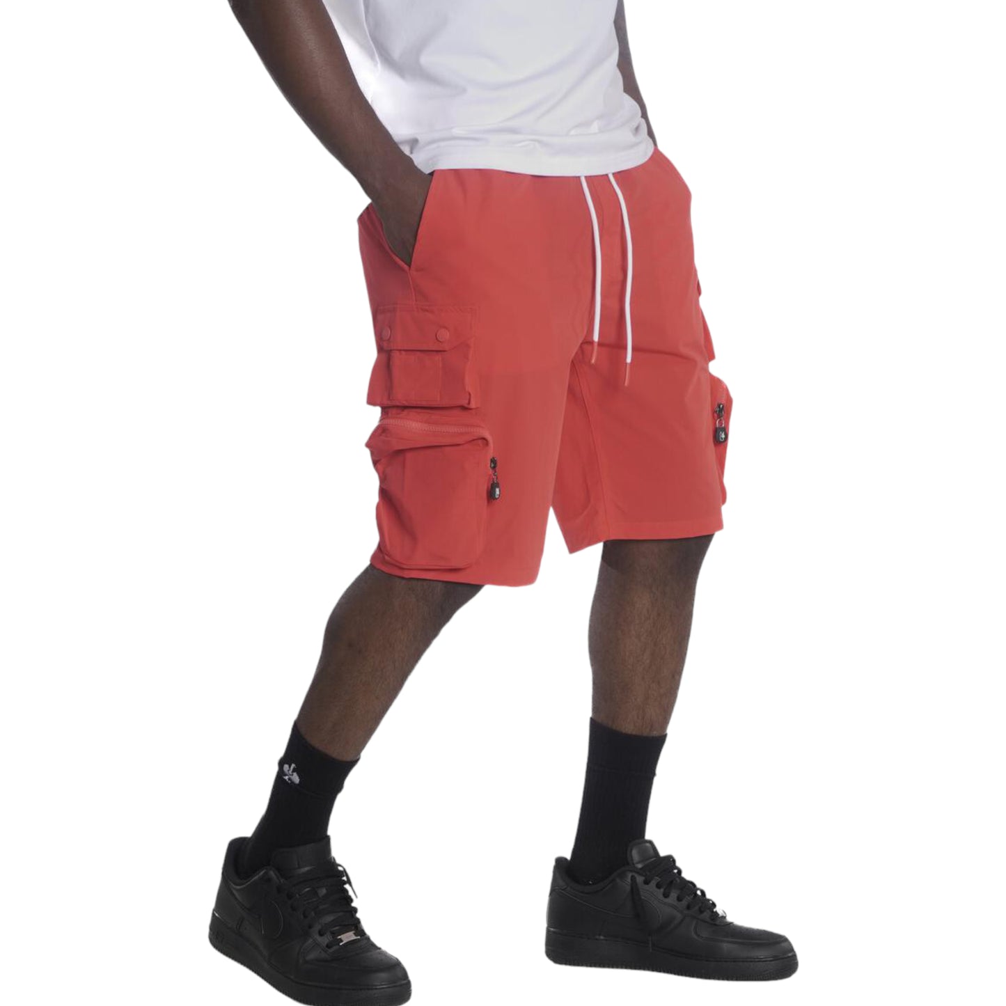 MAKOBI: Colton Nylon Cargo Shorts M633