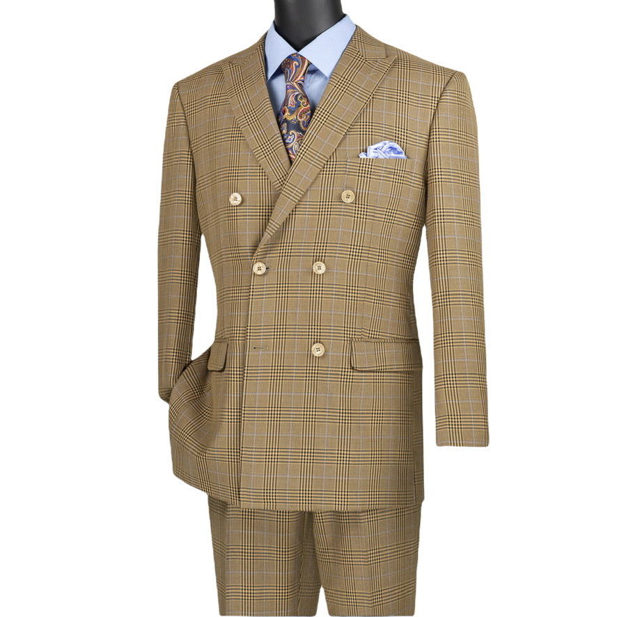 VINCI: Executive 2pc Double Breasted Suit DRW-2